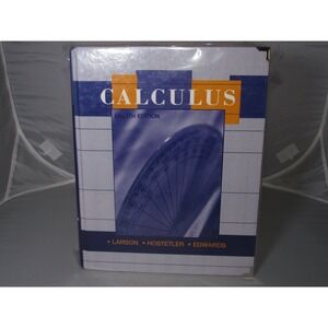 Calculus Larson Hostetler Edwards 2005 8th Edition Math Textbook Houghton